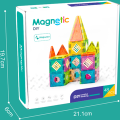Set de constructie magnetic - 48 piese (5.5 cm)