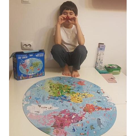 Sassi Cunoaste si exploreaza - Puzzle Planeta Pamant (205 piese)