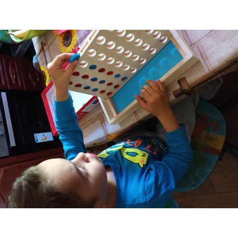 BIGJIGS Toys Joc 4 pe un rand