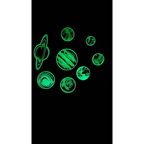 Brainstorm Set reflectorizant - Planete si stele