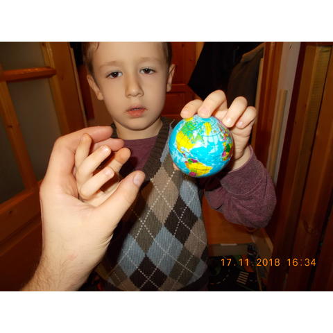 Keycraft Glob geografic mic