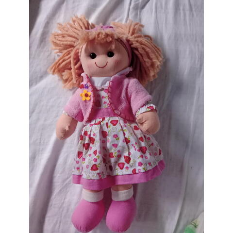 BIGJIGS Toys Papusa Kelly - 34 cm