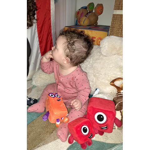 Hand2Mind Mascota din plus Numberblocks - Unu