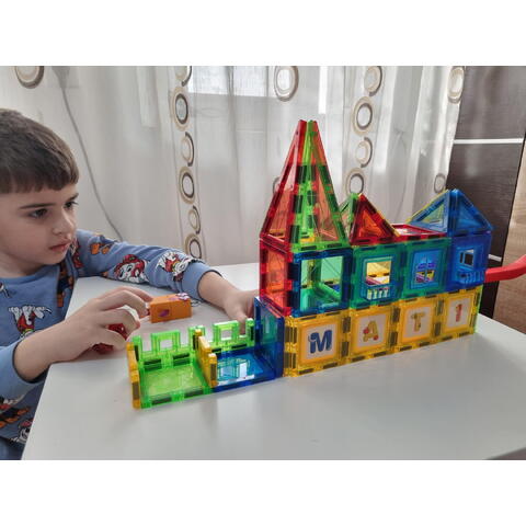 MAGPLAYER Set de constructie magnetic 3D - 88 piese