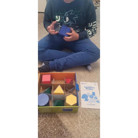 Learning Resources Forme geometrice pliante - 16 piese