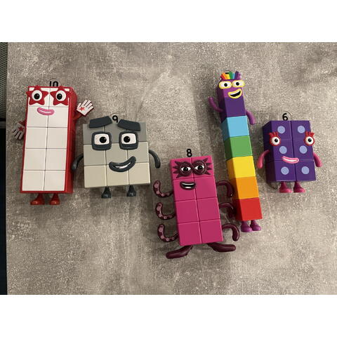 Hand2Mind Set figurine Numberblocks - De la Sase la Zece