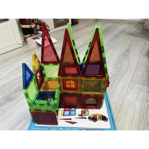 MAGPLAYER Set de constructie magnetic 3D - 60 piese