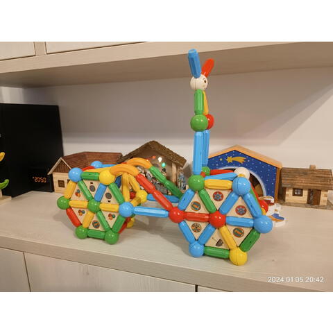 MAGPLAYER Set de constructie magnetic - STICK (78 piese)