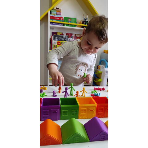 Learning Resources Joc de sortare - Casute colorate