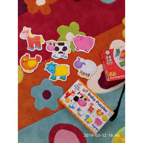 Galt Baby Puzzle: Ferma (2 piese)