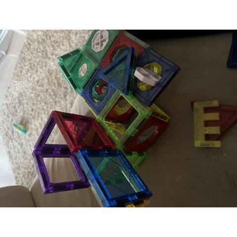 MAGPLAYER Set de constructie magnetic 3D - 38 piese