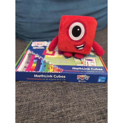 Hand2Mind Mascota din plus Numberblocks - Unu