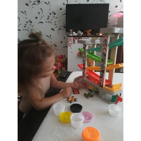 Topbright Rampa cu masinute de curse