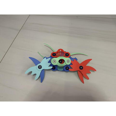 Clixo® joc magnetic de construit - Animalute marine ( 24 piese)