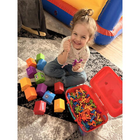 Learning Resources Set pentru sortat si numarat - Familia mea (72 piese)