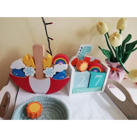 BIGJIGS Toys Joc de echilibru - Balanta meteo