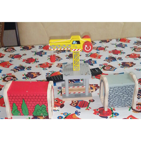 BIGJIGS Toys Tunel din lemn