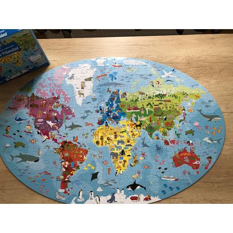 Sassi Cunoaste si exploreaza -  Puzzle Planeta Pamant in limba Romana (205 piese)