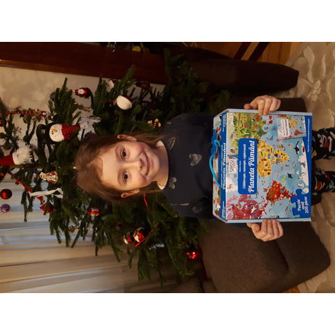 Sassi Cunoaste si exploreaza -  Puzzle Planeta Pamant in limba Romana (205 piese)