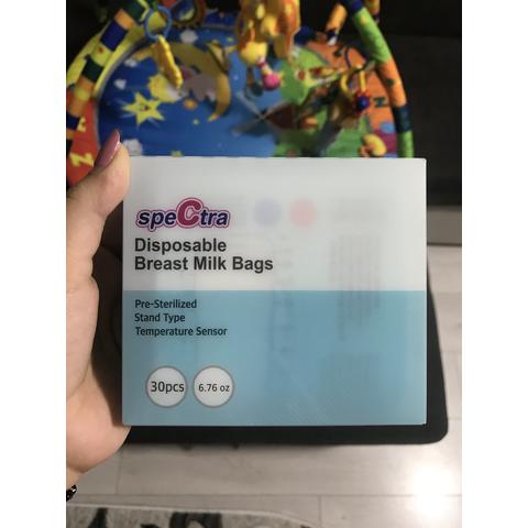 SPECTRA Pungi stocare lapte matern cu fermoar (30 buc.)
