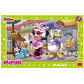 Dino Puzzle - Minnie si Daisy la plimbare (15 piese)