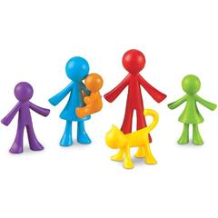 Set pentru sortat si numarat - Familia mea (72 piese)