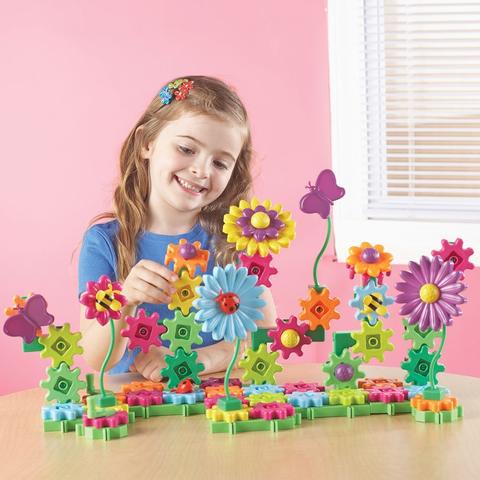 Learning Resources Set de constructie - Gears! Floral