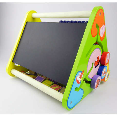 BIGJIGS Toys Centru de activitati - litere si imagini in romana