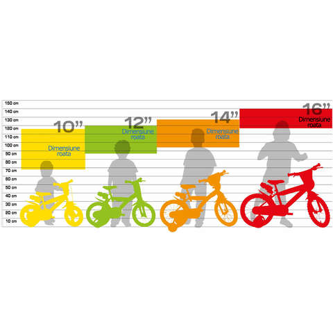 DINO BIKES Bicicleta copii - R88 verde 14"