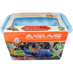 Joc de constructie magnetic - 48 piese