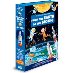 Cunoaste, invata si exploreaza - Puzzle De la pamant pana la luna (200 piese)