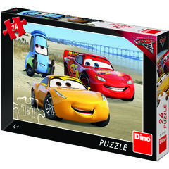 Puzzle - Cars 3 la mare (24 piese)