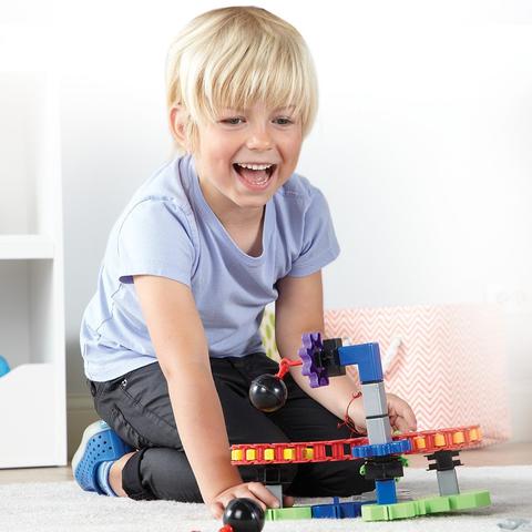 Learning Resources Set de constructie Gears! - Utilaje in miscare