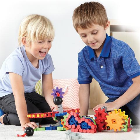 Learning Resources Set de constructie Gears! - Utilaje in miscare