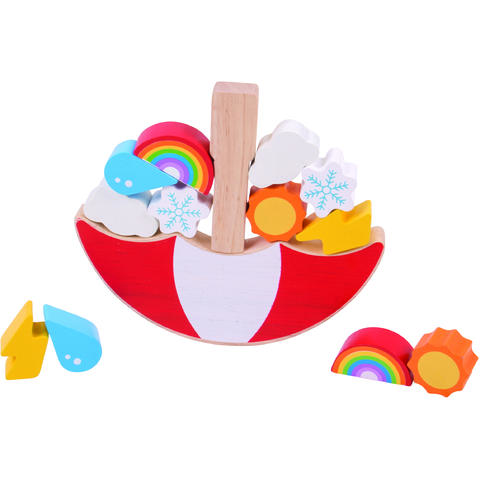 BIGJIGS Toys Joc de echilibru - Balanta meteo