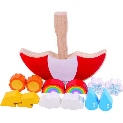 BIGJIGS Toys Joc de echilibru - Balanta meteo