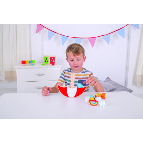 BIGJIGS Toys Joc de echilibru - Balanta meteo