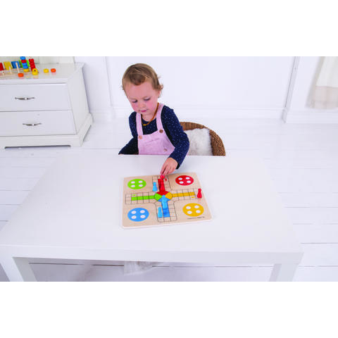 BIGJIGS Toys Joc clasic din lemn - Nu te supara frate