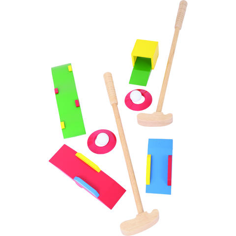BIGJIGS Toys Joc golf din lemn