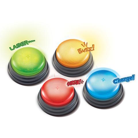Learning Resources Sonerii cu lumini si sunete pentru raspuns - set 4 buc