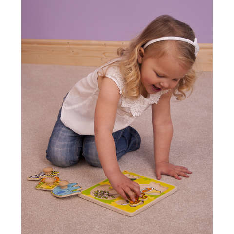 BIGJIGS Toys Primul meu puzzle - Safari