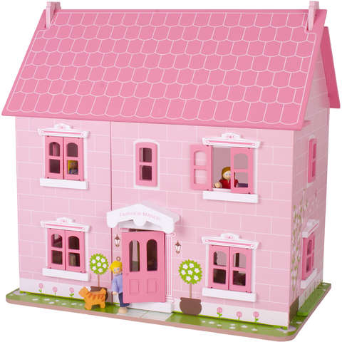 BIGJIGS Toys Casuta din lemn pentru papusi - Maia