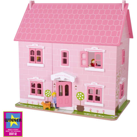 BIGJIGS Toys Casuta din lemn pentru papusi - Maia