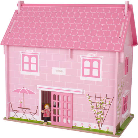 BIGJIGS Toys Casuta din lemn pentru papusi - Maia