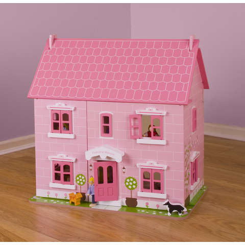 BIGJIGS Toys Casuta din lemn pentru papusi - Maia