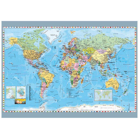 Dino Harta politica a lumii (1000 piese) - Puzzle