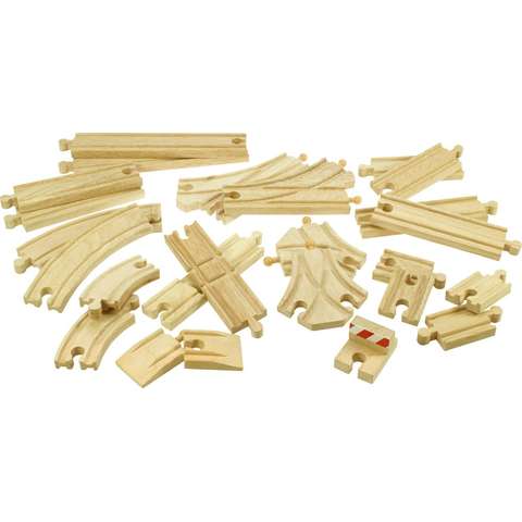 BIGJIGS Toys Set sine pentru circuit feroviar