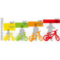 DINO BIKES Bicicleta roz cu inimioare 14"