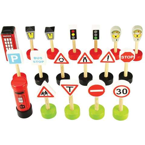 BIGJIGS Toys Semne de circulatie
