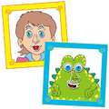 Galt Carte cu abtibilduri Funny Faces